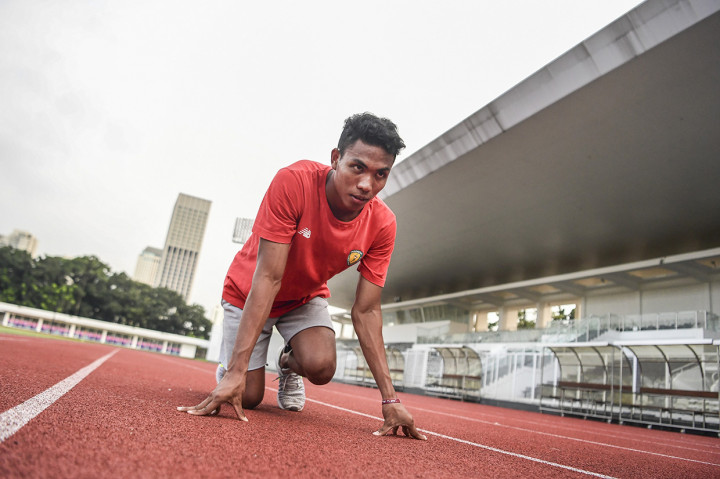 Mereka mengaku tetap berlatih dengan maksimal meski menjalani puasa Ramadan. Salah satunya Sprinter muda andalan Indonesia Lalu Muhammad Zohri.