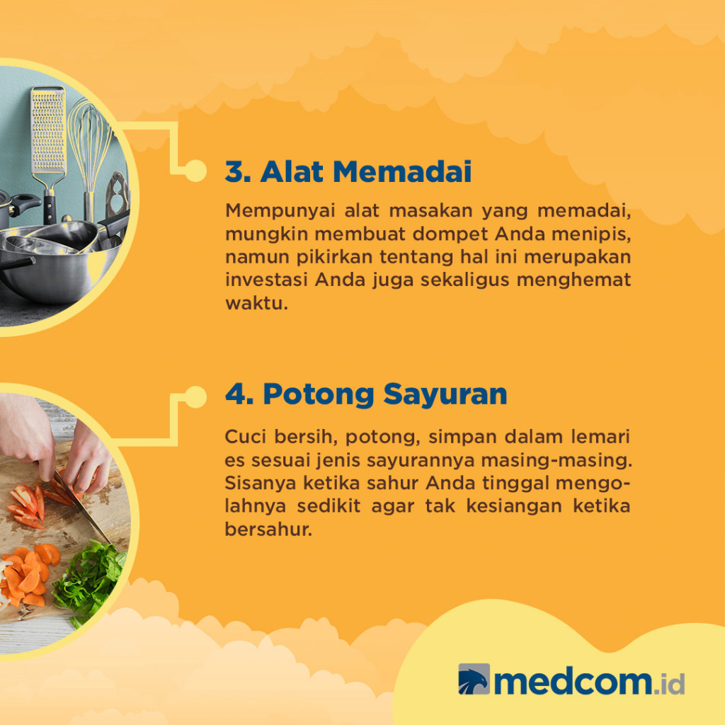 Tips Praktis Siapkan Lauk untuk Sahur