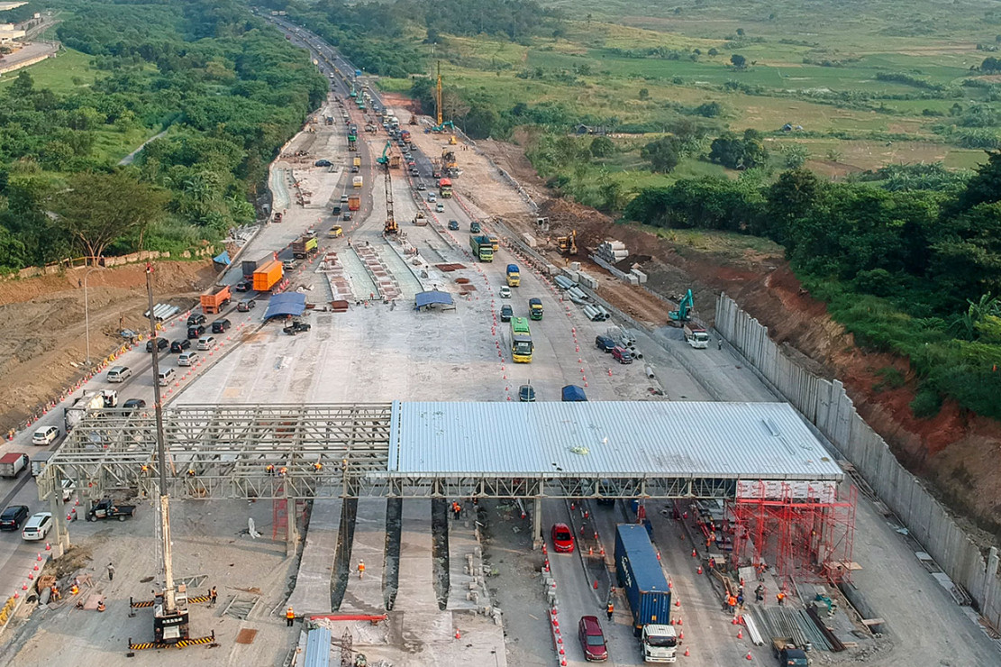 Cikarang Purwakarta Terbaru Pembangunan Gerbang Tol Pengganti Cikarang Utama Sudah 70% - Medcom.id