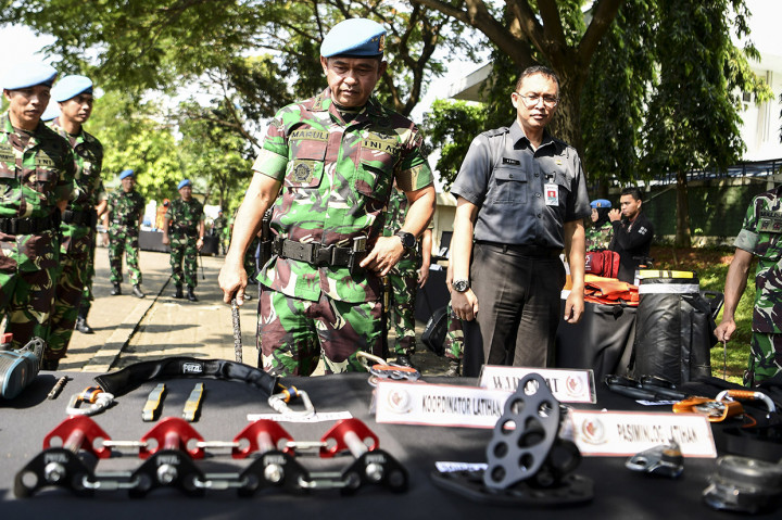Komandan Paspampres Mayjen Maruli Simanjuntak memimpin langsung gelar pasukan Satgas tersebut. 