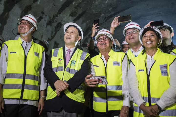 Detik-detik penembusan Tunnel Walini dikemas dalam acara bertajuk 