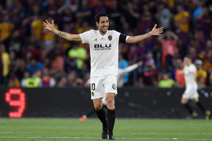 Rodrigo lalu menggandakan keunggulan di menit ke-33 lewat tusukan timnya dari kanan. Afp Photo/Pau Barrena