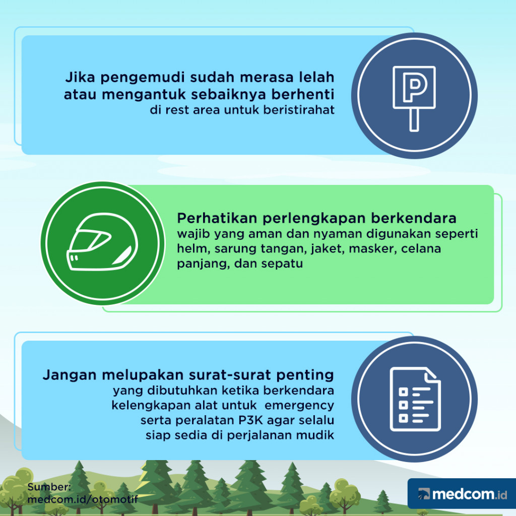 Enam Jurus Aman Mudik dengan Sepeda Motor.