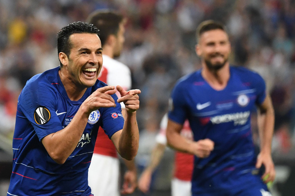 Pada menit ke-60 Pedro menggandakan keunggulan untuk Chelsea usai menuntaskan umpan matang dari Eden Hazzard.