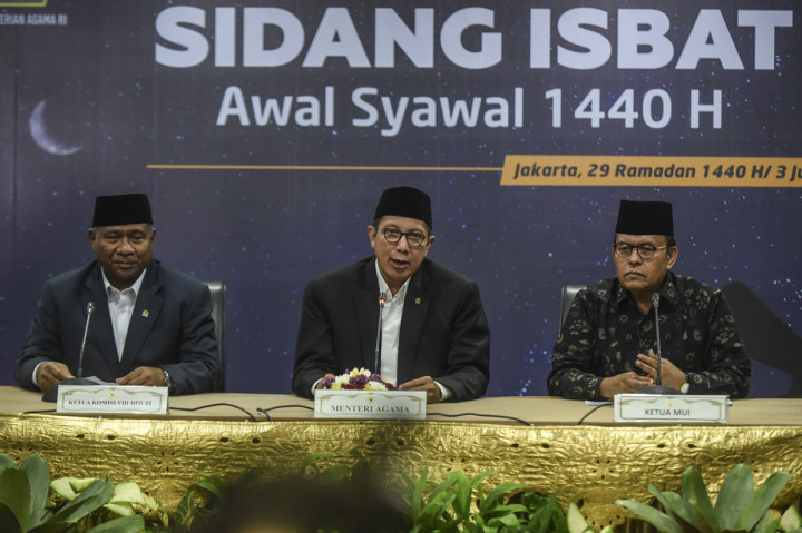 Kementerian Agama menetapkan 1 Syawal 1440 atau Lebaran 2019 jatuh pada hari Rabu, 5 Juni 2019.