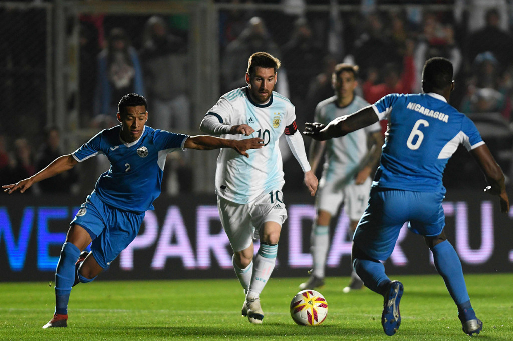 Nikaragua baru mencetak gol pada masa injury time lewat eksekusi penalti Juan Barrera. 