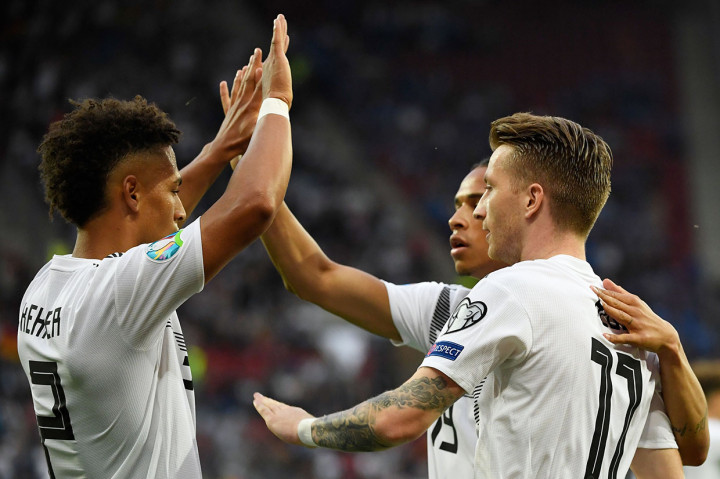 Dengan hasil tersebut Jerman meraih poin sempurna yaitu 9 poin dari 3 laga dan berada di peringkat kedua klasemen sementara Grup C di bawah Irlandia Utara dengan 12 poin dari 4 laga. Sementara Estonia di urutan buncit dengan 0 poin.
