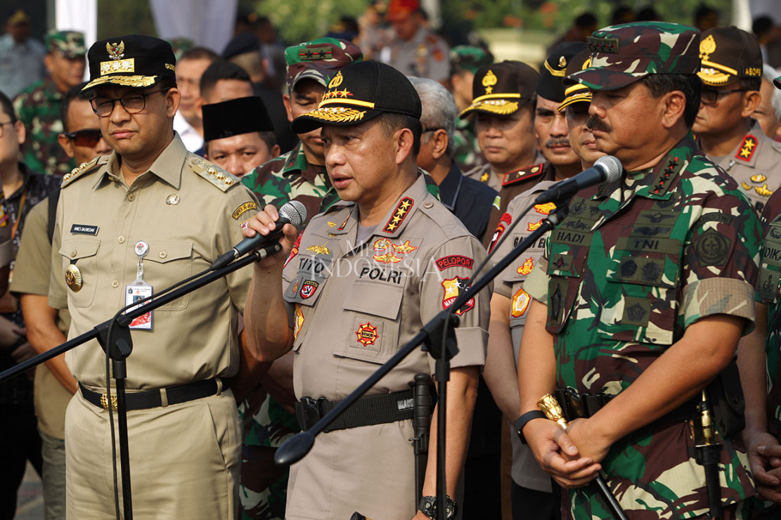 Tni Polri Apel Konsolidasi Pengamanan Sidang Mk Medcom Id