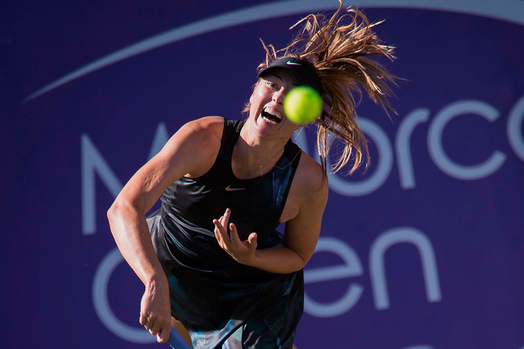 Juara lima kali Grand Slam yang belum pernah bermain sejak akhir Januari untuk pemulihan dari cedera bahu tersebut harus bermain ketat pada set pertama dan menang 7-6 (10/8) atas Viktoria Kuzmova.