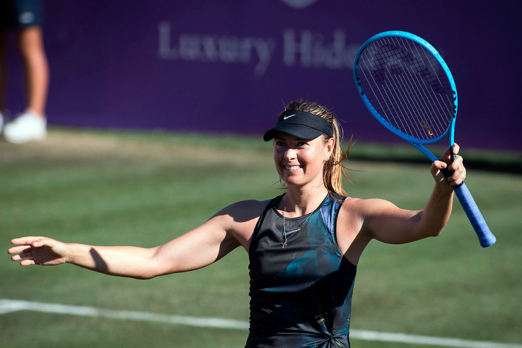 Sharapova di putaran selanjutnya akan menghadapi unggulan teratas asal Jerman Angelique Kerber. Kerber melaju setelah mengalahkan petenis Belgia Ysaline Bonaventure 7-5, 4-6, 6-2.