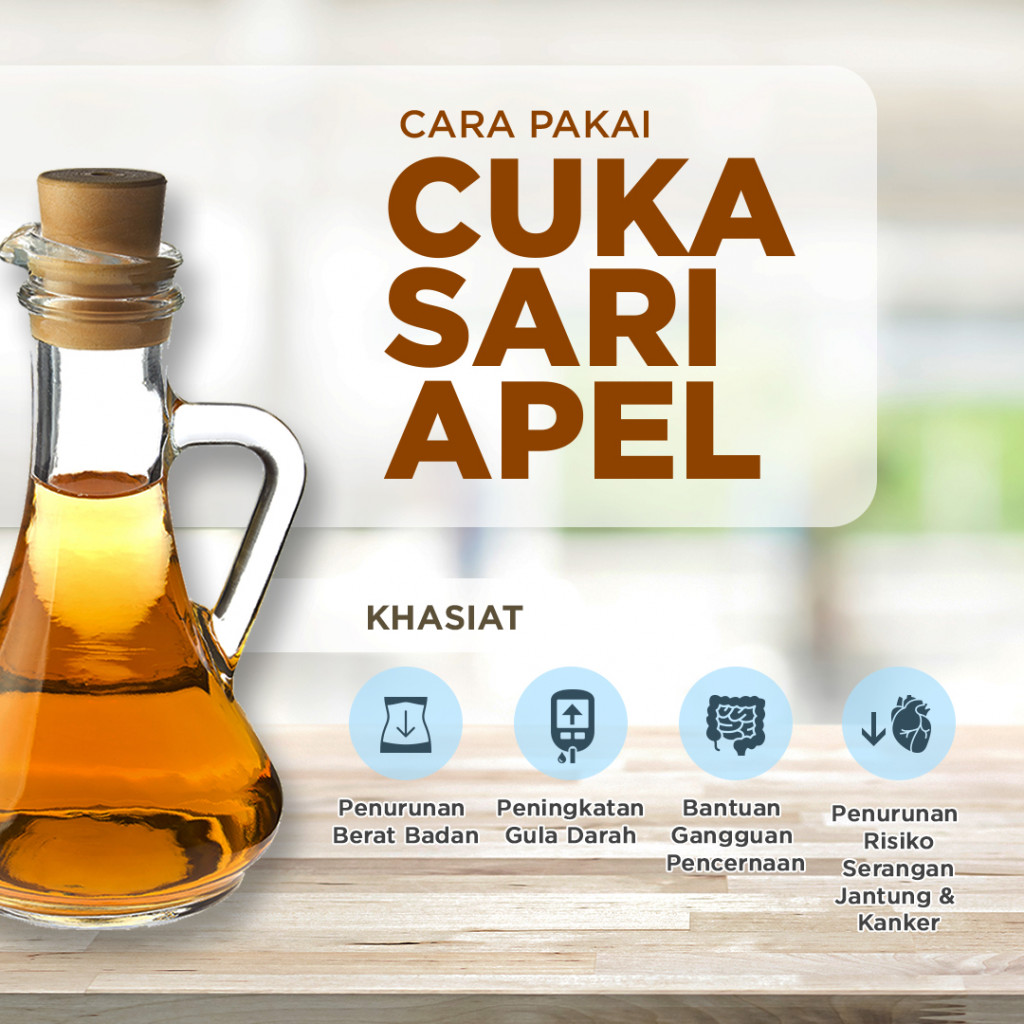Cara Pakai Cuka Sari Apel
