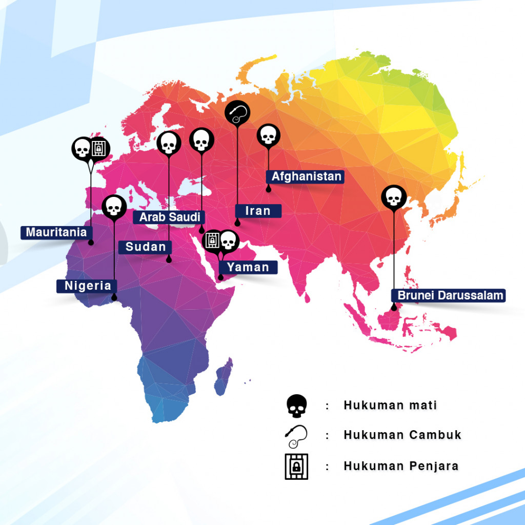 Negara - negara yang menghukum mati LGBT