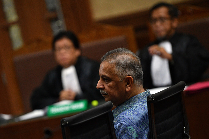 Mantan Direktur Utama PLN Sofyan Basir menjalani sidang dakwaan kasus suap proyek PLTU Riau-1 di Pengadilan Tipikor, Jakarta Pusat.