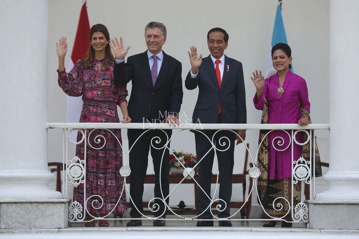 Sejumlah agenda yang akan dilakukan Kepala Negara Argentina antara lain foto bersama, mengisi buku tamu, melakukan pertemuan 'tete-a-tete' atau dialog beranda (empat mata), serta menghadiri pertemuan bilateral antara delegasi RI dengan delegasi Republik Argentina. 