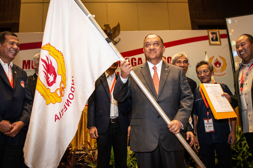 Dalam Musronas tersebut Letjen TNI (Purn) Marciano Norman terpilih sebagai Ketua Umum Komite Olahraga Nasional Indonesia (KONI) Pusat untuk periode tahun 2019-2023 menggantikan Mayjen TNI (Purn) Tono Suratman.