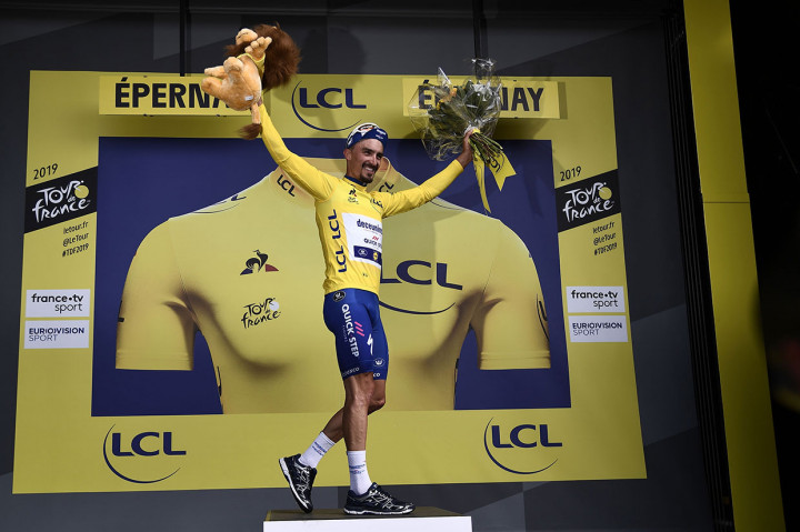 Alaphippe mencapai garis finish dalam waktu empat jam, 40 menit dan 29 detik, selisih 26 detik dari pembalap asal Australia Michael Matthews dari tim Sunweb. Dia merupakan pemakai jersey kuning dari Prancis yang ke-85 setelah Eugene Christophe pada 1919.