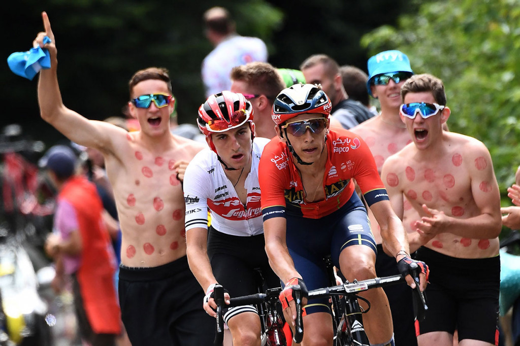 Pembalap dari tim Bahrain-Merida itu berhasil mengalahkan pembalap Italia Giulio Ciccone, yang meraih jersey kuning di puncak La Penche Des Belles Filles setelah melewati tanjakan sepanjang 7 km dengan gradien rata-rata 8,7 persen.    