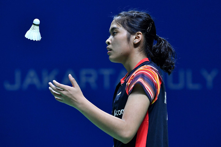 Gregoria melaju ke babak selanjutnya setelah menang 21-10, 21-8.