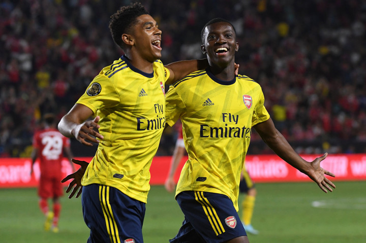 Kemenangan Arsenal ditentukan dengan gol Eddie Nketiah di menit-menit akhir.