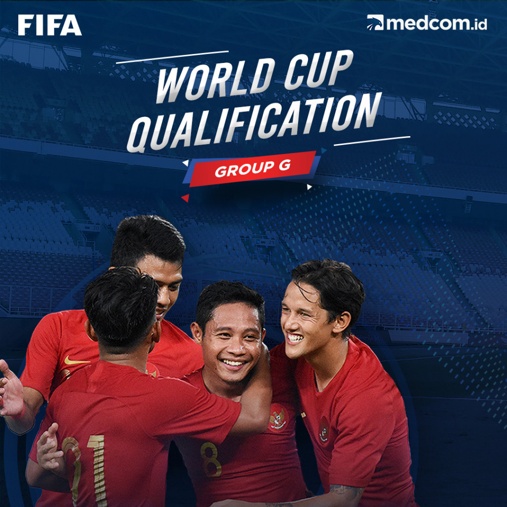 Jadwal Indonesia di Kualifikasi Piala Dunia 2022