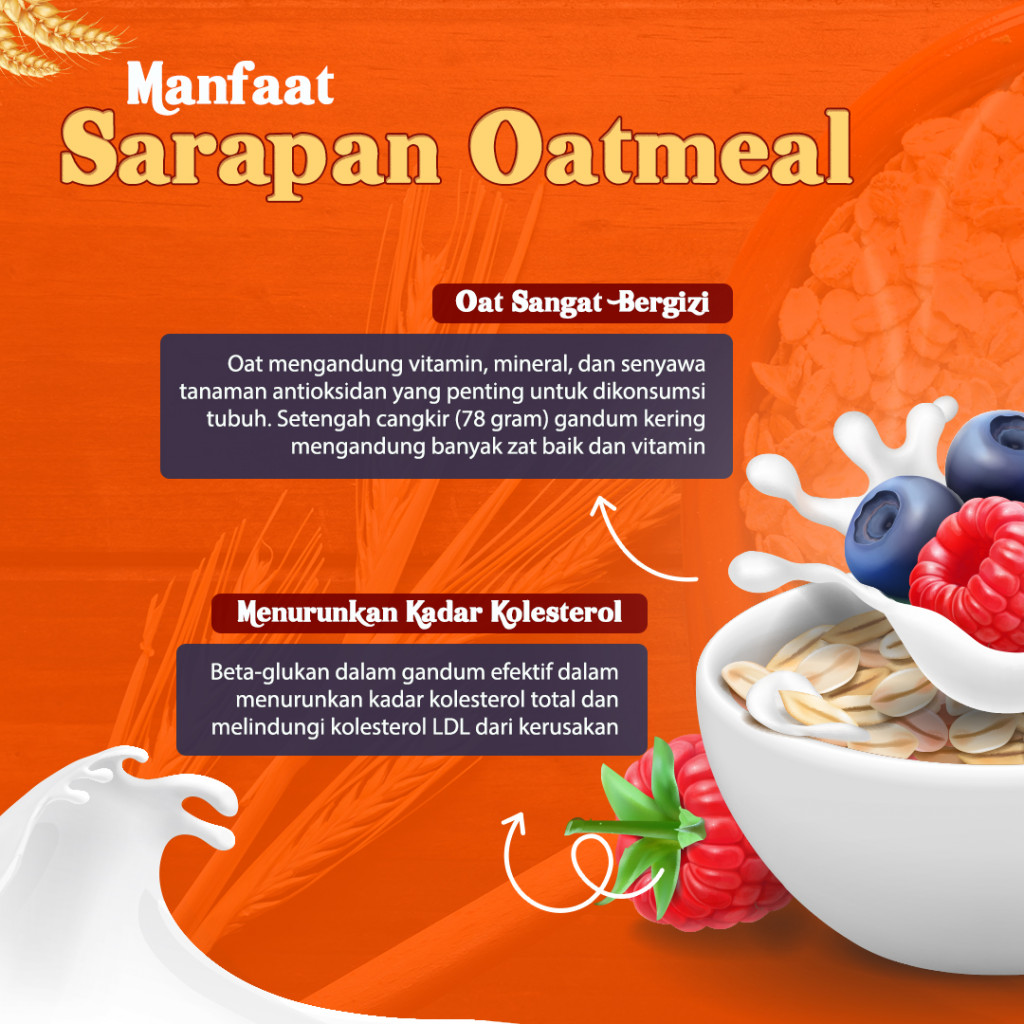 Manfaat Sarapan Oatmeal