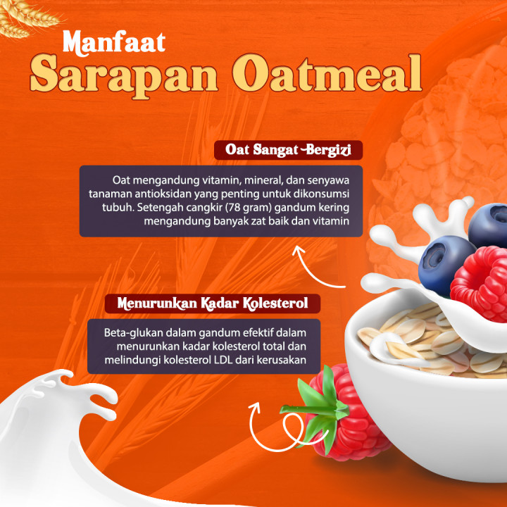Manfaat Sarapan Oatmeal