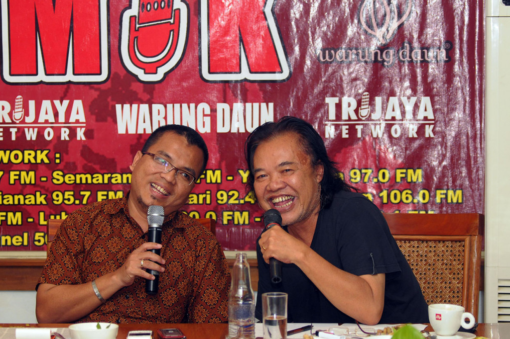 Sebelumnya Arswendo sempat dilarikan ke Rumah Sakit karena kondisi kesehatannya yang menurun. MI/Jhoni Kristian