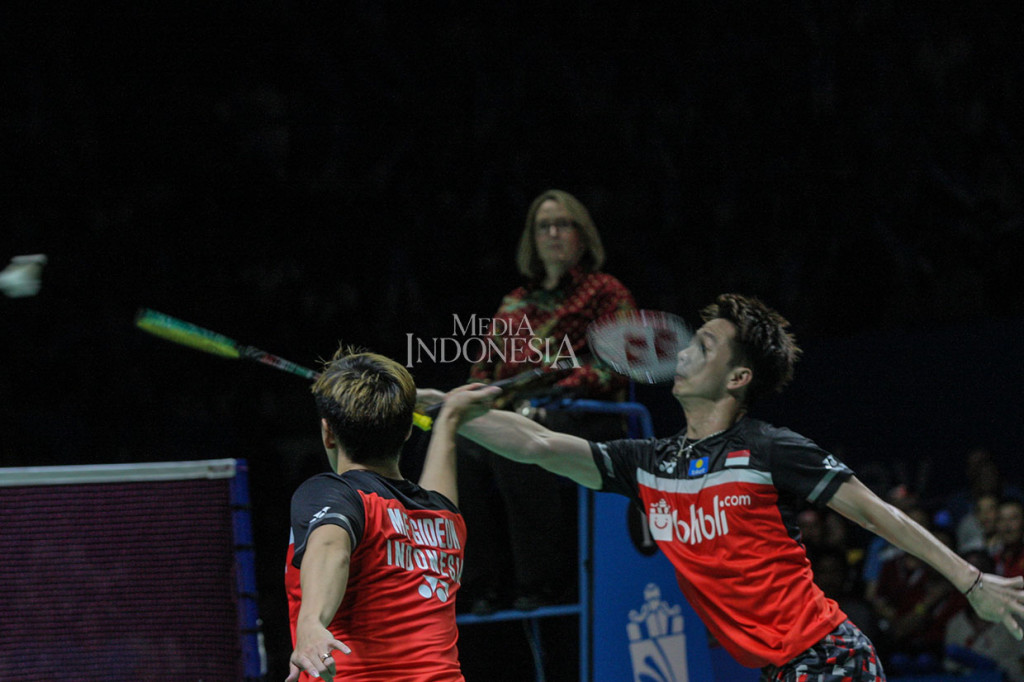Final ganda putra yang digelar pada Minggu akan menjadi ajang pertempuran bagi kedua wakil Indonesia yang pernah menjadi juara Indonesia Open tersebut. Kevin/Marcus merupakan juara Indonesia Open 2018, sementara Ahsan/Hendra berjaya pada 2013.
