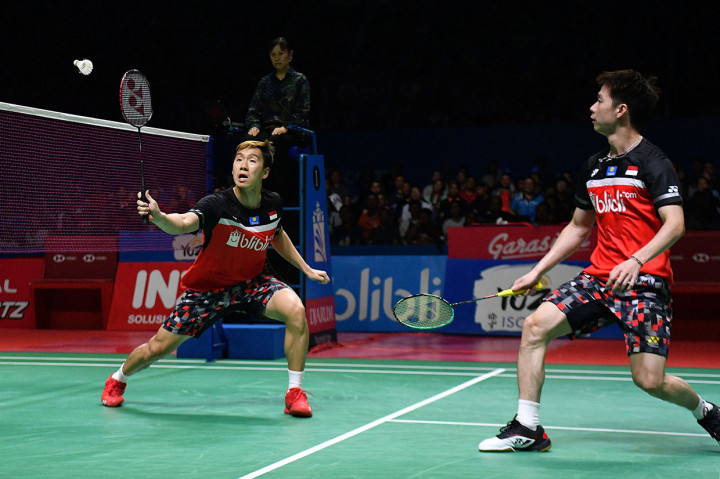 Ini menjadi kemenangan ketujuh Kevin/Marcus atas Hendra/Ahsan dari sembilan pertemuan mereka. Peraih gelar All England 2017 dan 2018 itu sebelumnya menekuk Hendra/Ahsan di final Indonesia Masters 2019 Januari lalu. Hasil tersebut sekaligus membuat The Minions, julukan Kevin/Marcus mempertahankan gelar juara Indonesia Open yang mereka rebut pada 2018 lalu. Antara Foto/Sigid Kurniawan