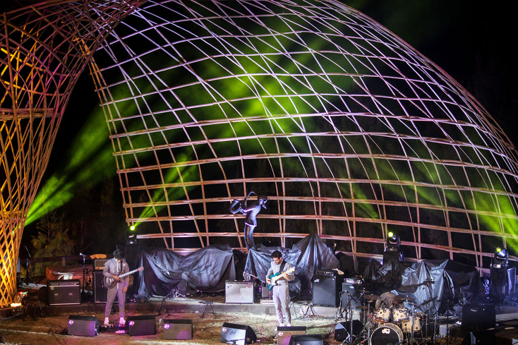 Grup musik asal Prancis Voyager 4 tampil dalam Jazz Gunung Bromo 2019. 