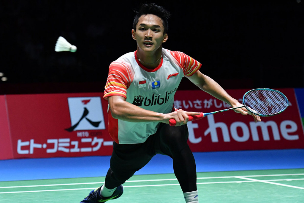Di final, peringkat tujuh dunia ini akan berhadapan dengan unggulan pertama Kento Momota yang merupakan atlet tuan rumah. Dalam tiga pertemuan yang sudah dihadapi kedua pemain, Momota unggul 2-1, namun Jonatan memenangi pertemuan terakhir mereka di Malaysia Open di bulan April.  
