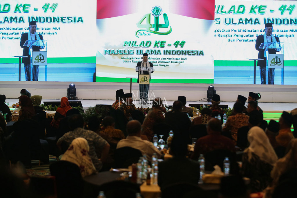 Sementara Ma'ruf Amin dalam sambutannya menyatakan bersyukur digandeng capres Joko Widodo menjadi calon wakil presiden. 