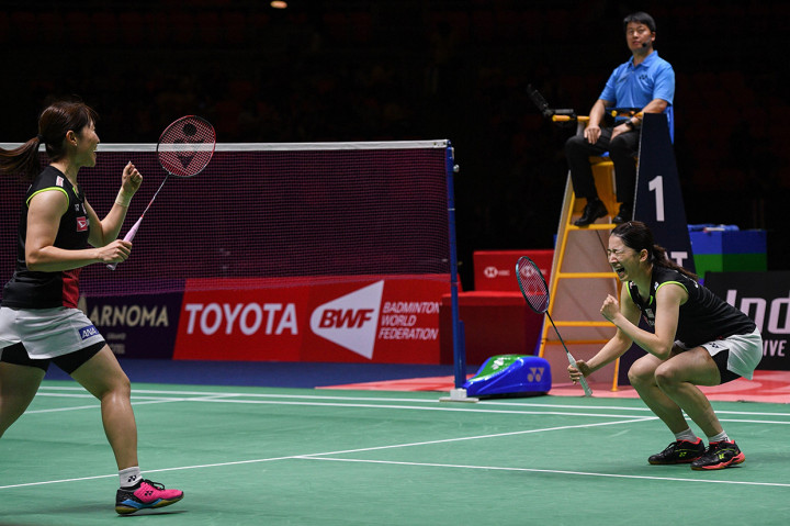 Bermain di Lapangan 1 Indoor Stadium Huamark, Bangkok, Thailand, Shiho Tanaka/Koharu Yonemoto berhak meraih titel kampiun Thailand Open 2019 lewat duel rubber gim.