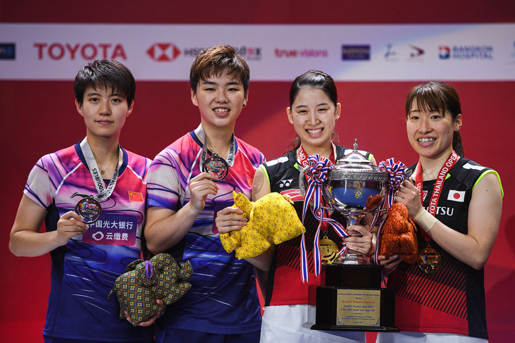 Pada laga final Thailand Open 2019, Shiho Tanaka/Koharu Yonemoto yang diunggulkan di tempat ketujuh berhadapan dengan unggulan kedelapan, Du Yue/Li Yinhui dari Tiongkok.