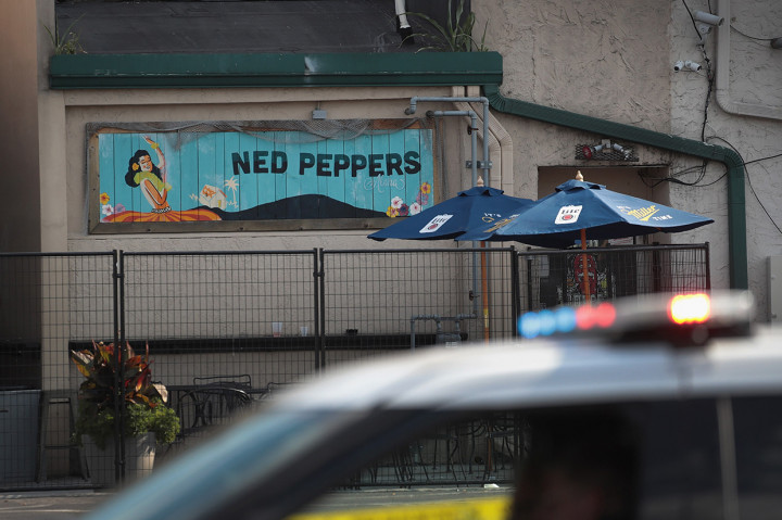 Sebelumnya, seorang pria bersenjata melepaskan tembakan di pusat kota Dayton, Ohio, Minggu pagi. Afp Photo/Scott Olson