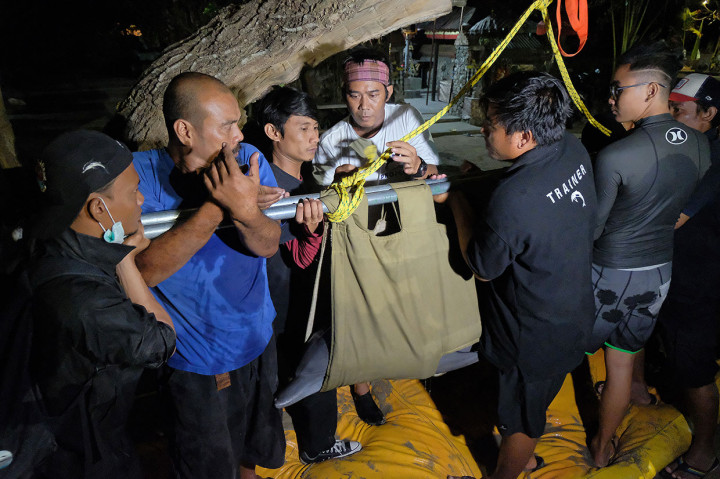 Dua dari empat lumba-lumba dipindahkan secara bertahap dari sebuah sebuah hotel di Buleleng, Bali ke tempat konservasi untuk penyelamatan hewan dilindungi itu setelah pihak hotel yang memeliharanya bermasalah. 