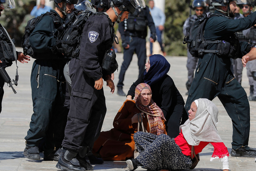 Kepolisian Israel dan sekelompok warga Palestina dilaporkan terlibat bentrok saat perayaan Hari Raya Idul Adha di kompleks Masjid Al Aqsa, Yerusalem.