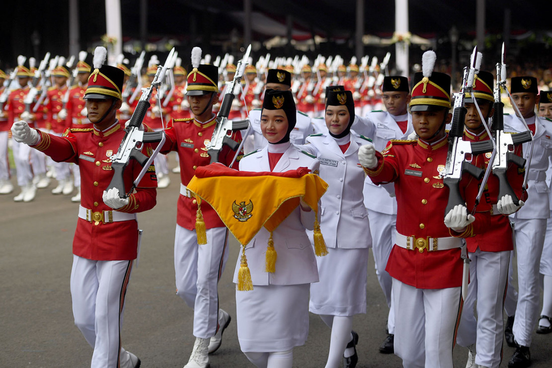 Upacara Hut Ri Di Istana Merdeka Berlangsung Khidmat Medcomid