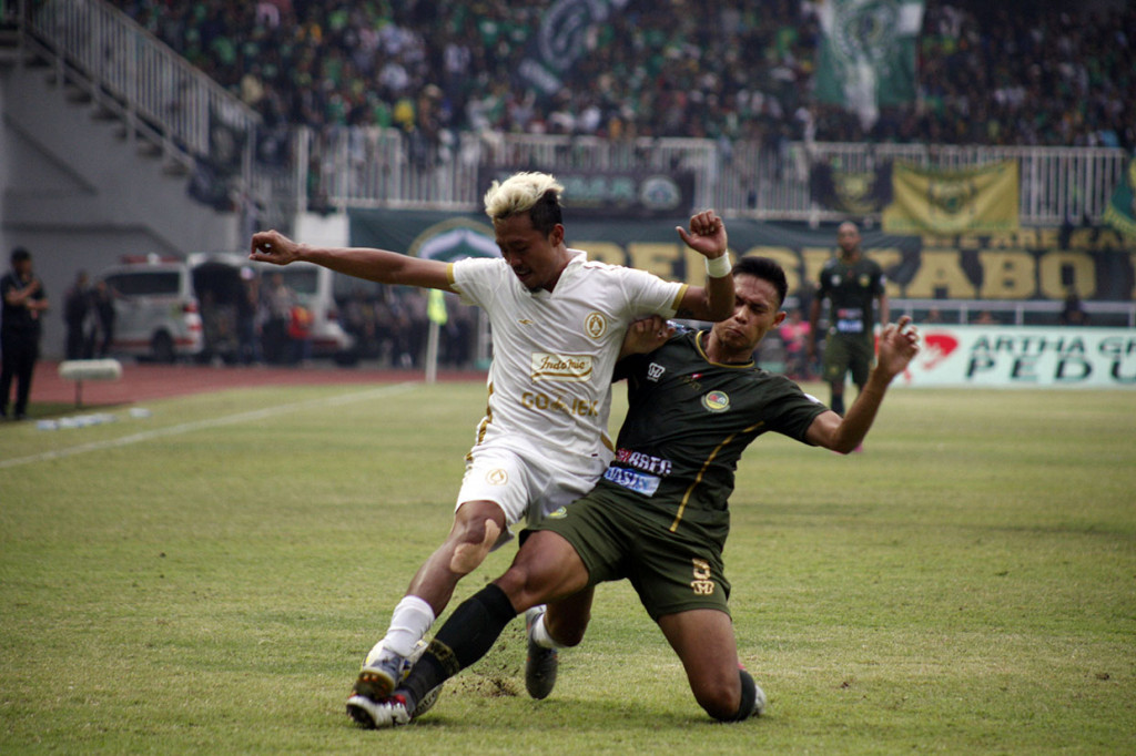 Tira Persikabo mengalahkan PSS Sleman dengan skor 3-1 pada pekan ke-15 Shopee Liga 1 2019 di Stadion Pakansari, Bogor.
