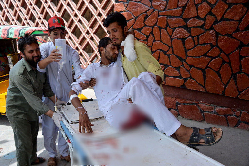 Sedikitnya 123 orang menderita luka-luka akibat serangkaian pengeboman di Kota Jalalabad, Afghanistan, Senin, 19 Agustus 2019.