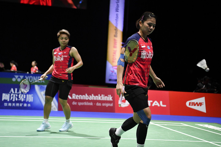 Pada babak 16 besar, Greysia/Apriyani bakal menghadapi pemenang duel Gabriele Stoeva/Stefani Stoeva melawan Delphine Delrue/Lea Palermo.