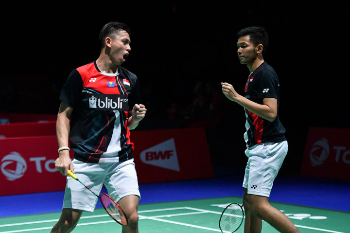 Pada perempat final, Fajar/Rian akan menghadapi pasangan Korea Selatan Choi Solgyu/Seo Seung Jae yang mengalahkan Minions, Marcus Fernaldi Gideon dan Kevin Sanjaya Sukamuljo pada putaran kedua yang lalu.