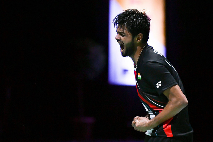 Sementara itu Sai Praneeth yang merupakan unggulan ke-16 pada turnamen tersebut di babak semifinal yang digelar Sabtu, 24 Agustus 2019 akan menghadapi unggulan pertama asal Jepang Kento Momota. AFP Photo/Fabrice Coffrini