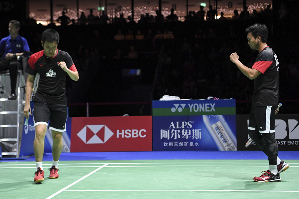 Ahsan/Hendra pun jadi satu-satunya wakil Indonesia di babak final. Mereka selanjutnya akan menghadapi ganda putra Jepang, Takuro Hoki/Yugo Kobayashi.