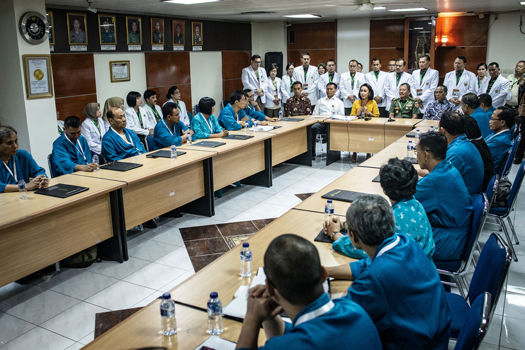 Sebanyak 20 orang yang dinyatakan lolos dalam tes profile assessment Capim KPK masa jabatan 2019-2023 mengikuti tes kesehatan tersebut.