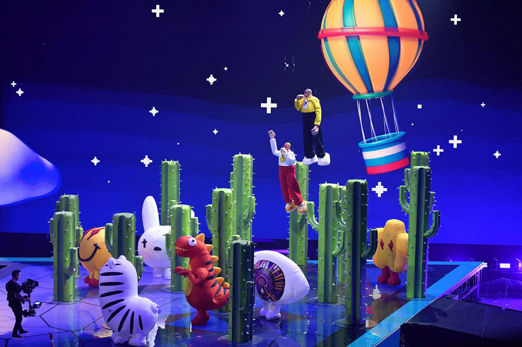 Ajang MTV Video Music Awards atau VMA 2019 di New Jersey, Amerika Serikat, berlangsung meriah. Afp Photo/Angela Weiss