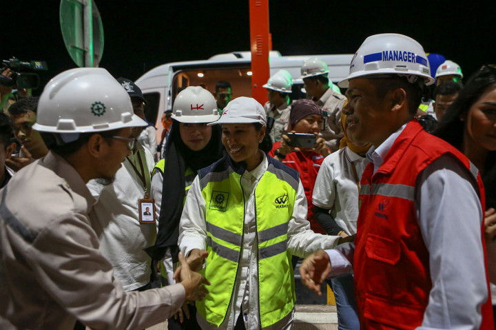 Kunjungan tersebut dalam rangka mengetahui kesiapan peresmian Jalan Tol Trans-Sumatera (JTTS) ruas Terbanggi Besar-Pematang Panggang-Kayu Agung-Palembang pada akhir September 2019. 