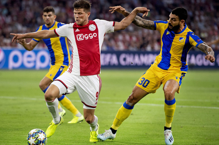 Bermain di kandang sendiri Johan Cruijff Arena, Amsterdam, Kamis, 29 Agustus 2019 dini hari WIB, Ajax menguasai jalannya pertandingan dan mengurung pertahanan APOEL FC.
