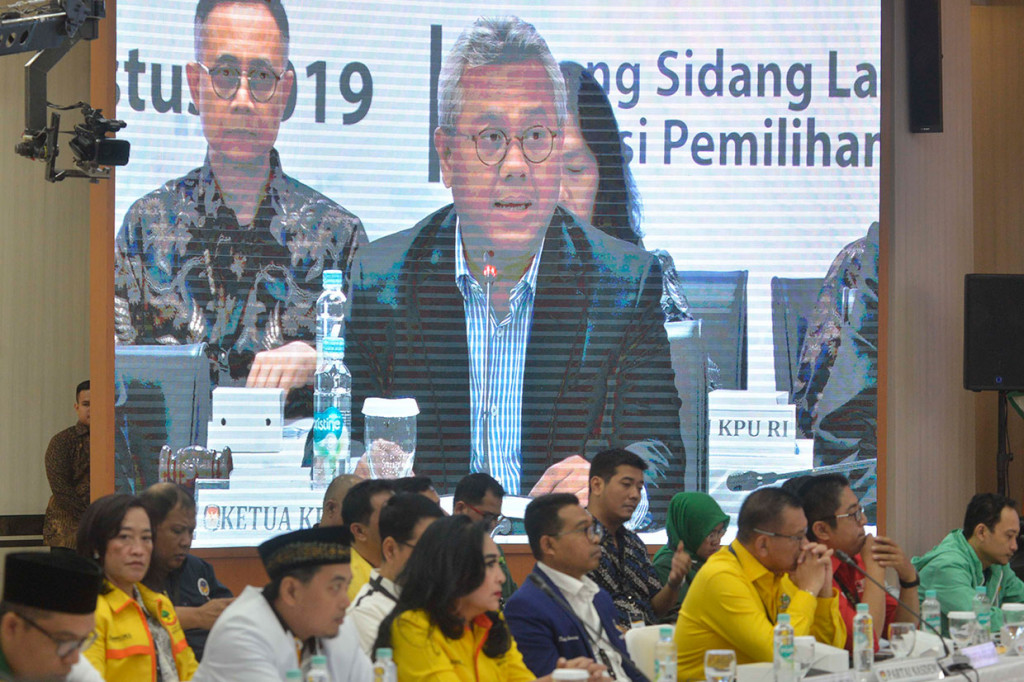 Sementara tujuh partai politik yang dinyatakan tidak lolos adalah Partai Garuda, Partai Berkarya, Partai Solidaritas Indonesia, Partai Hati Nurani Rakyat, Partai Keadilan dan Persatuan Indonesia, Partai Persatuan Indonesia, dan Partai Bulan Bintang. MI/M Irfan