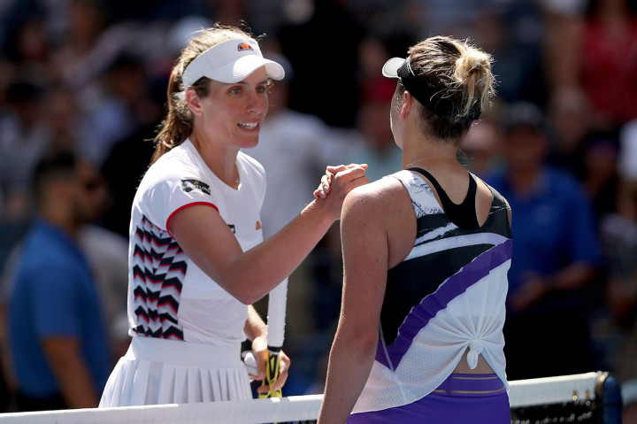 Unggulan kelima tersebut melenggang ke semifinal setelah menundukkan lawannya Johanna Konta dua set langsung 6-4 dan 6-4.